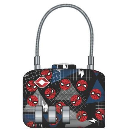 Spider-Man Logo Travel Combination Cable Luggage Lock for Suitcase Baggage