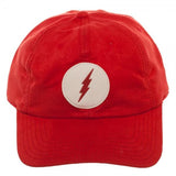 The Flash Leather Label Suede Dad Hat