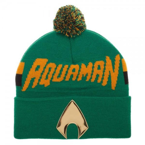 Aquaman Chrome Weld Knit Beanie