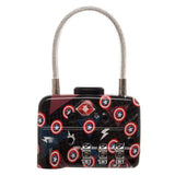 Captain America Logo Cable Luggage Lock for Suitcase