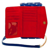 Wonder Woman Inside Out Crossbody Wallet Clutch