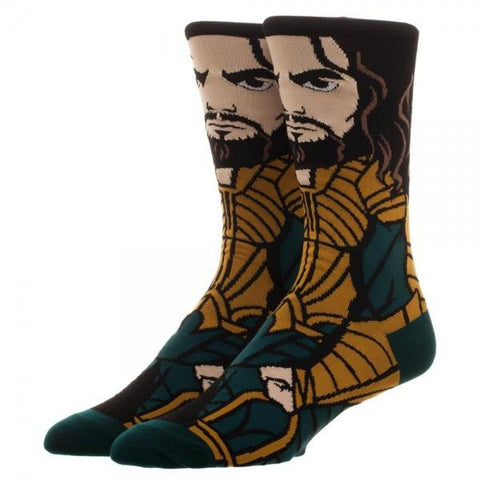 Aquaman 360 Character Crew Socks