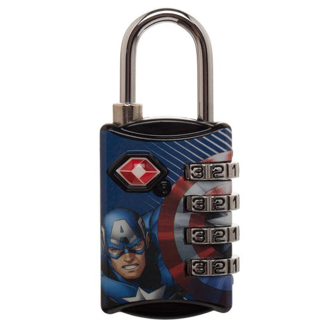 Captain America Design Luggage Lock for Suitcase