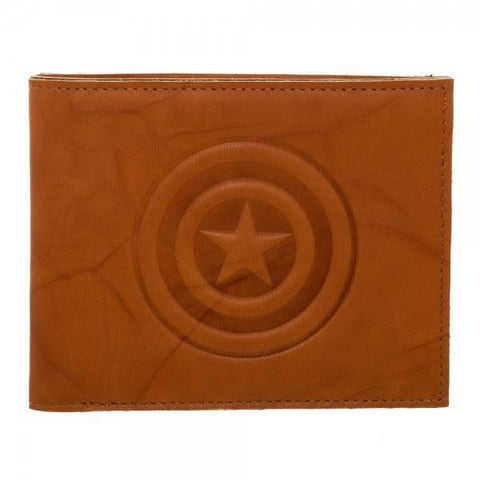 Captain America Leather Bi-Fold Wallet