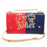 Harley Quinn Inside Out Crossbody Wallet Clutch